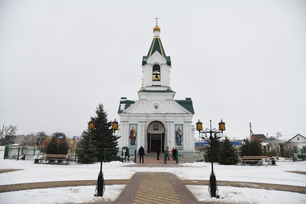 Благоустройство станицы Преображенской оценил губернатор Бочаров