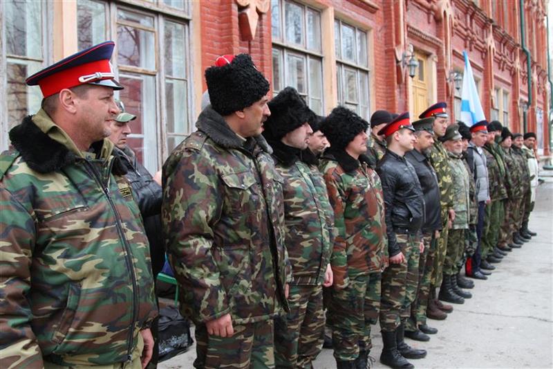 Казаки наводят порядок в своем доме