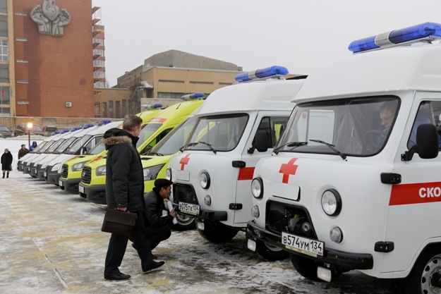 В Волгоградский регион поступило 30 новых карет скорой помощи