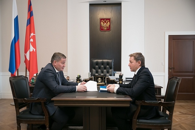 Бочаров провел рабочую встречу с Александром Воцко