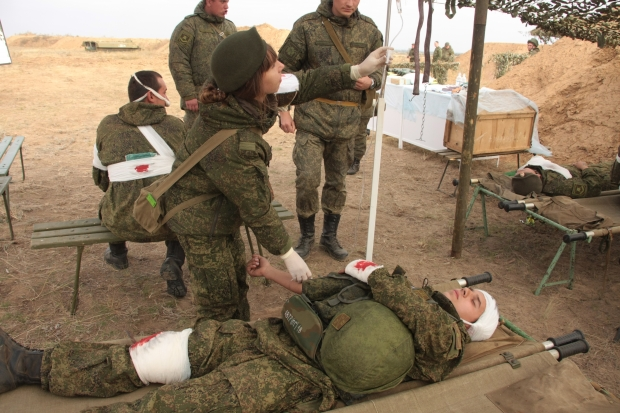 В Волгоградской области проходят спецучения военных врачей