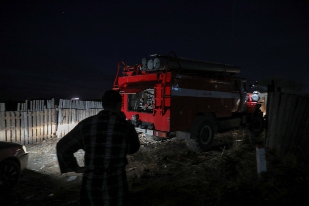 В ночном пожаре в Даниловском районе пострадал человек