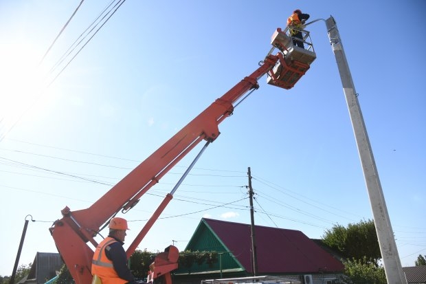 В поселке Городищенского района появилось новое уличное освещение