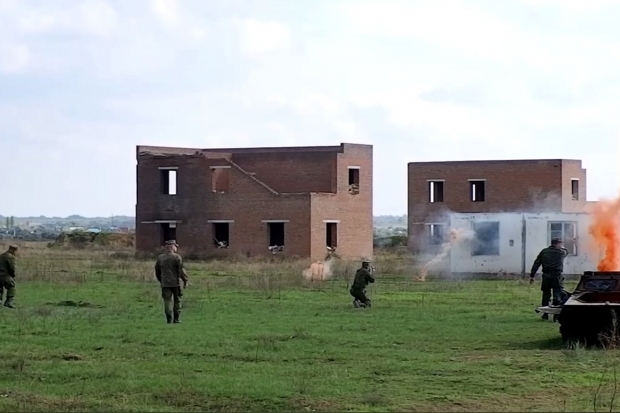 Мобилизованные из Волгоградской области продолжают учиться на полигоне ЮВО