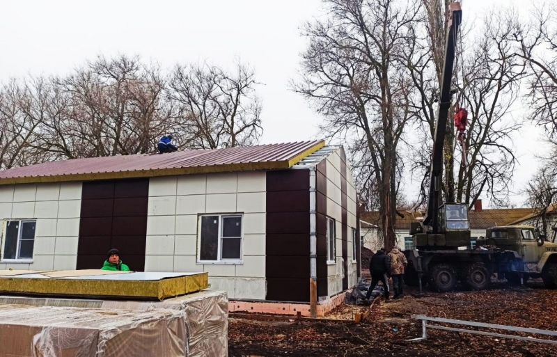 В Новоаннинском районе возводят новое учреждение здравоохранения